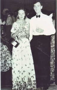 Aunty Dinky and Uncle Reg at the Embassy Ball