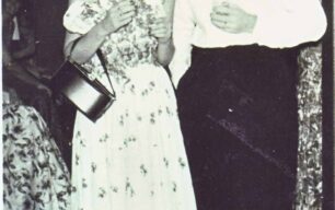 Aunty Dinky and Uncle Reg at the Embassy Ball