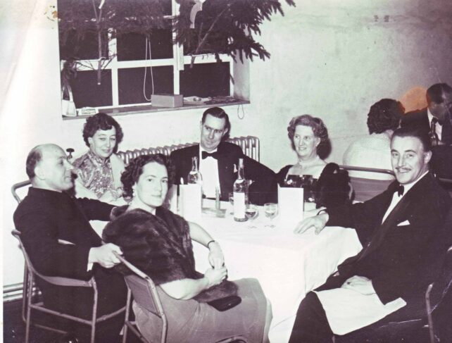 Group of six at a function