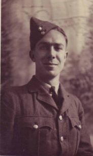 Douglas Cowlishaw in RAF uniform