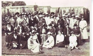 Group of women at the Chalet