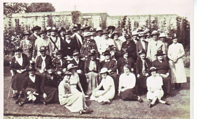 Group of women at the Chalet