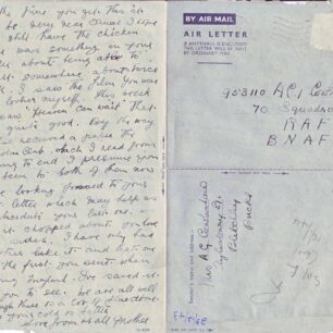Air Mail letter written on 2 Dec 1943 from Mother