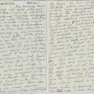 Air Mail letter written on 29 Dec 1943 from Mother