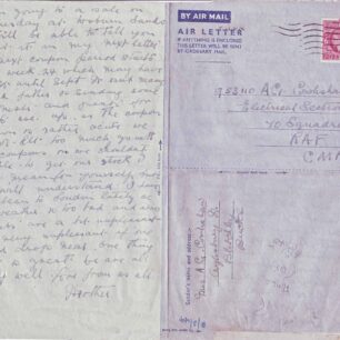 Air Mail letter written on 28 Jan 1944 from Mother