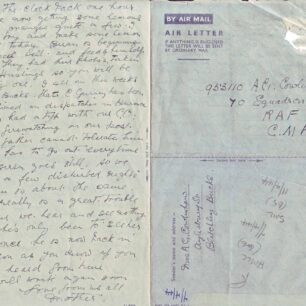 Air Mail letter written on 2 Apr 1944 from Mother