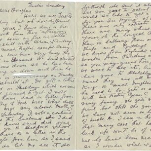 Air Mail letter written on 9 Apr 1944 from Mother