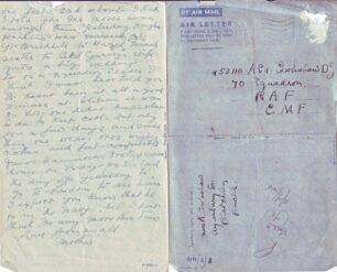 Air Mail letter written on 2 Jul 1944 from Mother