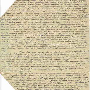 Air Mail letter card written on 6 Aug 1944 from Eileen