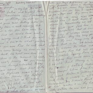 Air Mail letter written on 25 Sep 1944 from Mother