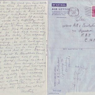 Air Mail letter written on 19 Nov 1944 from Mother