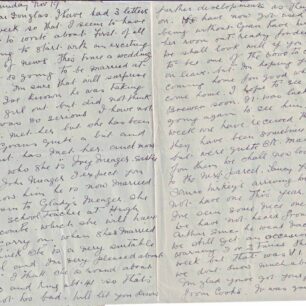 Air Mail letter written on 19 Nov 1944 from Mother