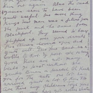 Air Mail letter written on 7 Jan 1945 from Mother