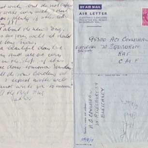 Air Mail letter written on 3 Mar 1945 from Father
