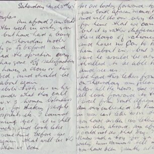 Air Mail letter written on 3 Mar 1945 from Father