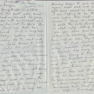 Air Mail letter written on 8 Apr 1945 from Mother