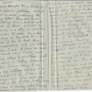 Air Mail letter written on 15 Apr 1945 from Mother