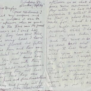 Air Mail letter written on 29 Apr 1945 from Mother