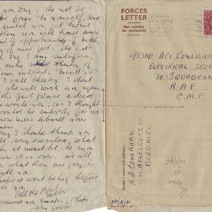 Forces letter written on 10 May 1945 from Father