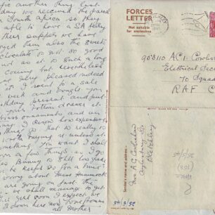 Forces letter written on 21 May 1945 from Mother