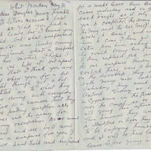 Forces letter written on 21 May 1945 from Mother