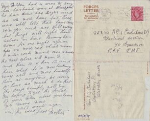 Forces letter written on 26 May 1945 from Mother