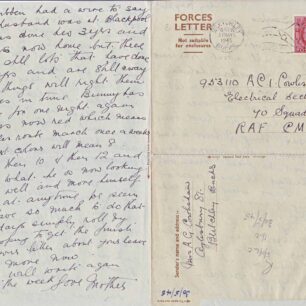 Forces letter written on 26 May 1945 from Mother
