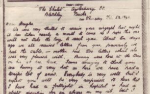Airgraphs to Douglas Cowlishaw 1942 to 1944