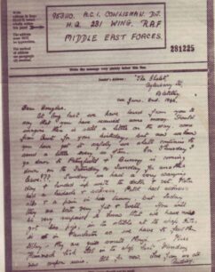 Airgraph written on 2 Jun 1942 from Audrey