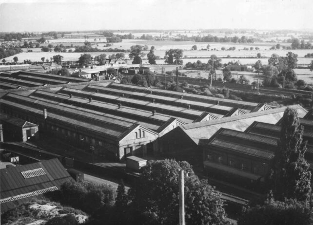 View over The Works building