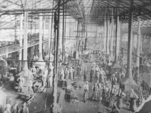Workshop, interior view