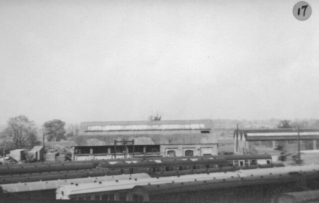 The yard, full of coaches