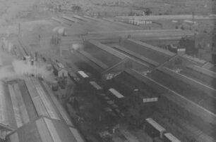Aerial view of Wolverton Works