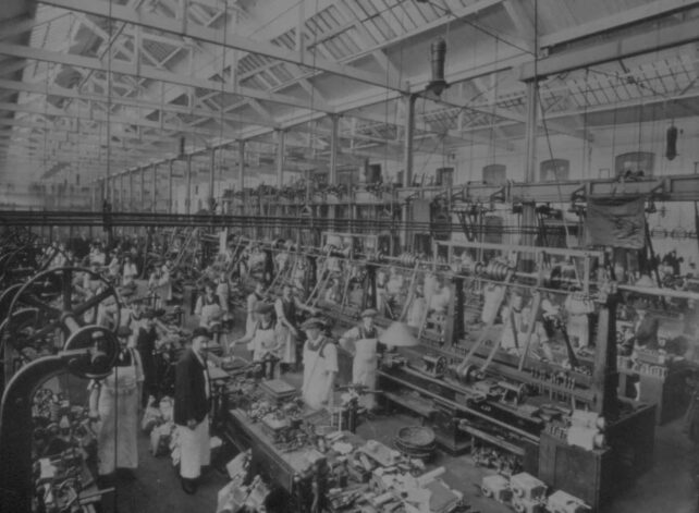 Brass finishing shop