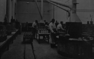 Accumulator shop, shell plate casting