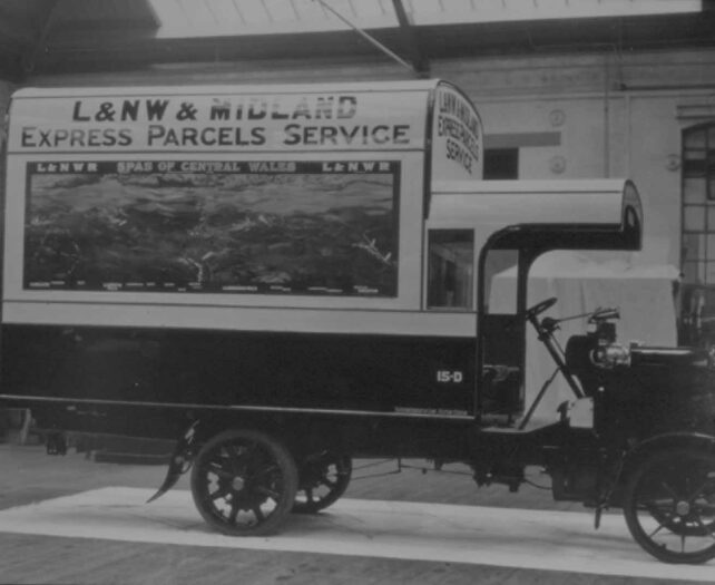 Special motor van for express parcels services, L.N.W.R