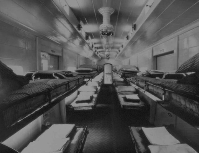 The Ambulance Train, interior view