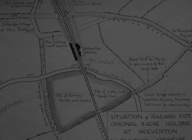 Map of original Railway Co. holdings