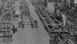 Putting subframe on bogies