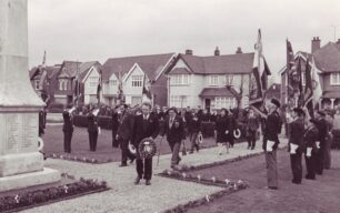 Remembrance Day in Bletchley, 13 November 1986