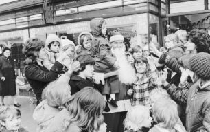 Father Christmas at the Co-Op, November 1974