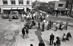 Protest March on Queensway, 1970s