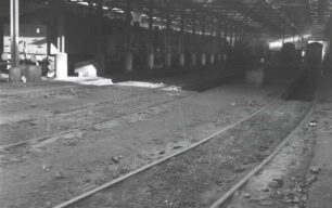 View inside the Loco Shed on 23rd June 1965, just before closure.