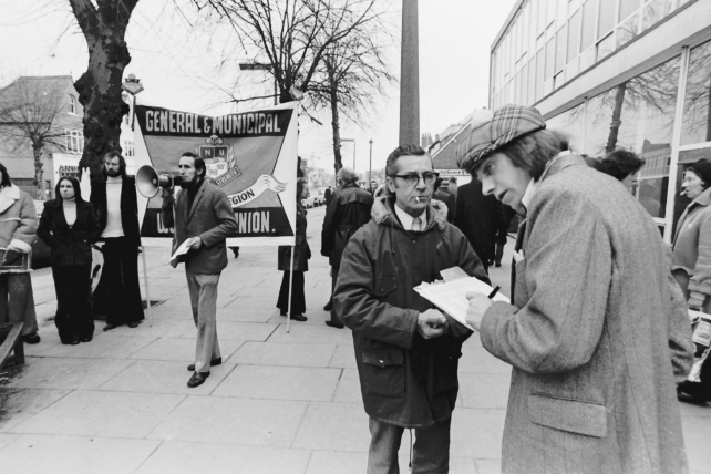 Education protest, Queensway, undated (1970s)