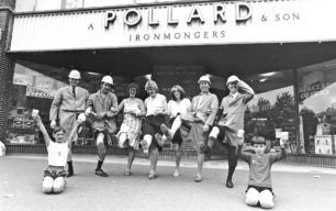 Pollards marathon runners 14 July 1983