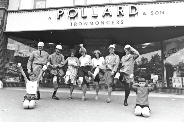 Pollards marathon runners 14 July 1983