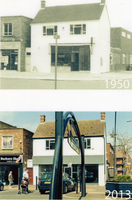 Angel Dindol shop 1950 & 2013