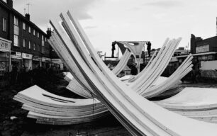 Construction of Bletchley covered market, undated