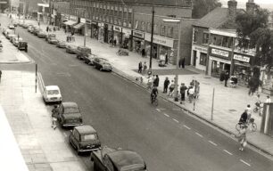 Queensway (Bletchley Road) viewed from the Co-Op, 1965