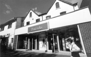 Preacocks clothing shop, Queensway, Bletchley 10 September 2002